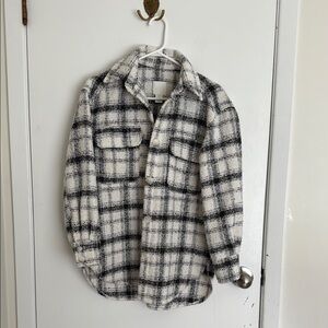 Button up shacket